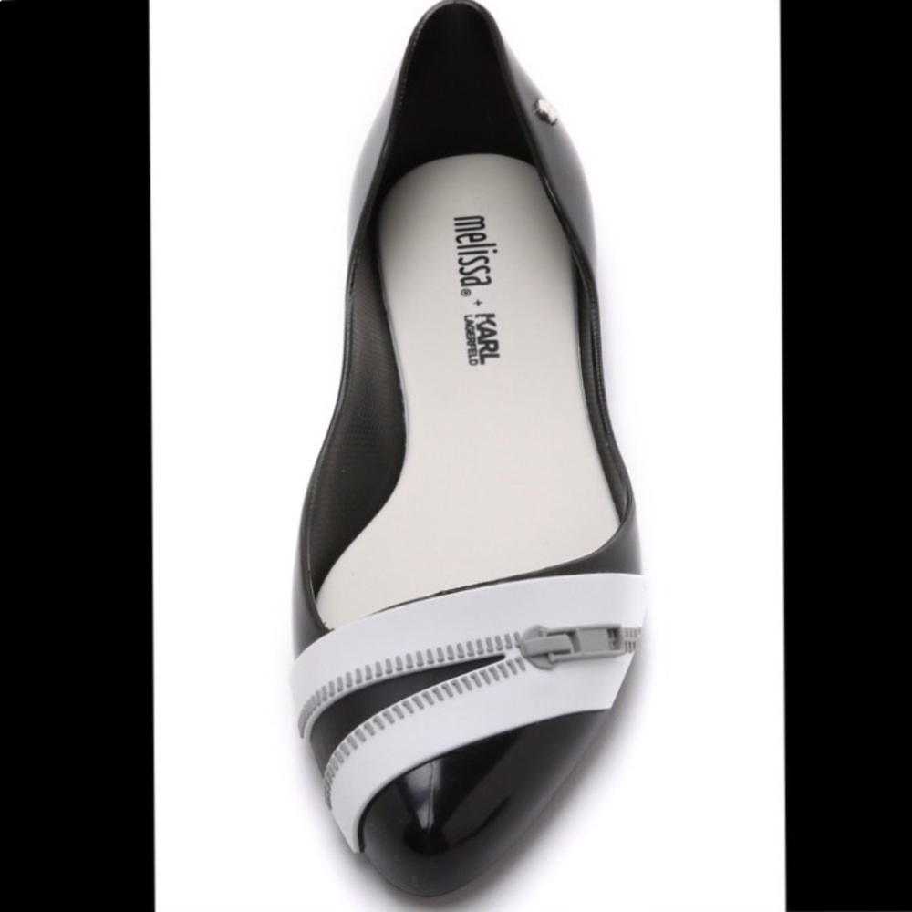 Melissa x Karl Lagerfeld Flats (NWOT)